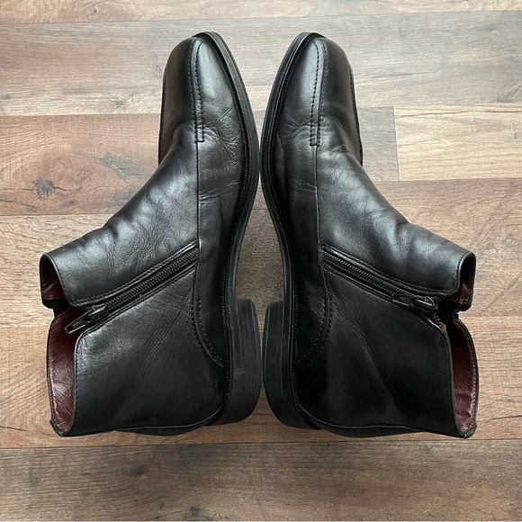 Johnston & Murphy Soft Black zipper Leather Men\'s Ankle Boots main image 11